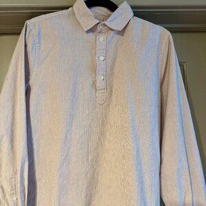 Express Popover Casual Striped Shirt (S)